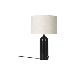 Gravity Table Lamp, blackened steel/canvas, GUBI