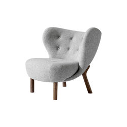 Little Petra VB1 loungestol & fodskammel ATD1, Hallingdal 0130/olieret valn&oslash;d, &Tradition