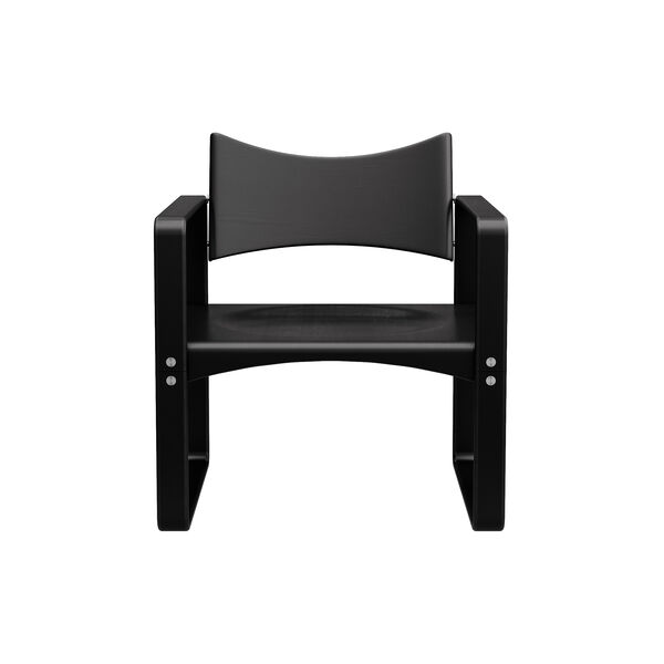 270 F loungestol, black, Verpan