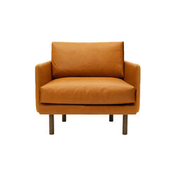 Emo lænestol, SemiAni Cognac/røget eg, Bruunmunch Furniture