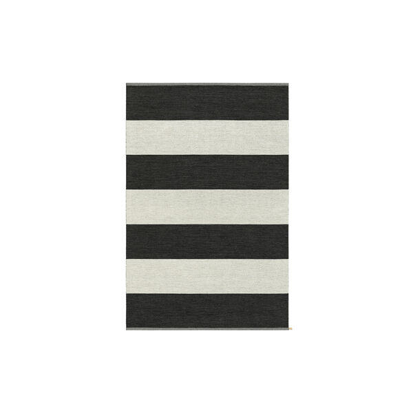 Wide Stripe Icon gulvtæppe, midnight black 554, Kasthall