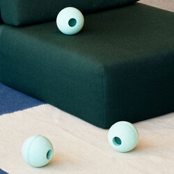 3 x skumbolde, ocean mint/forest green, MODU