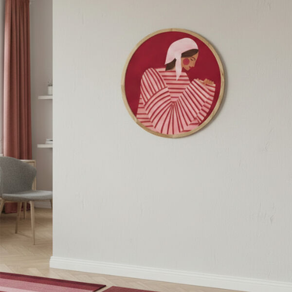 Girl in Red and Pink, Papirv&aelig;rk