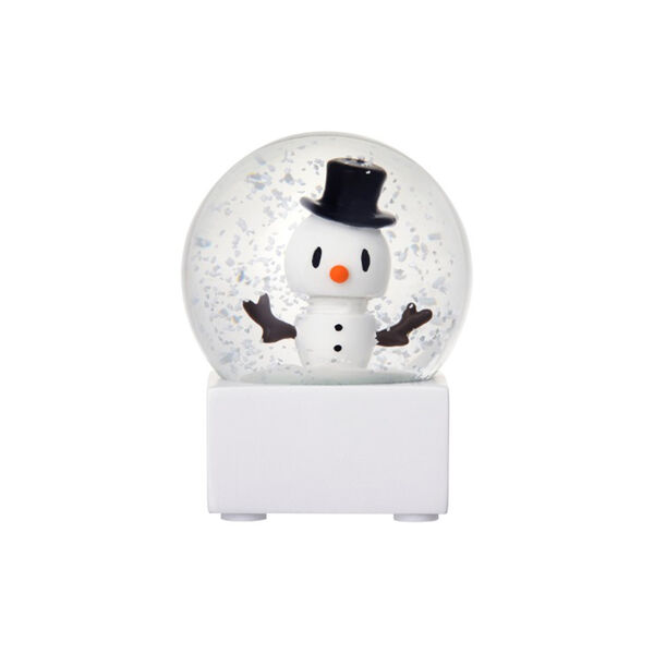 Snowman Snow Globe, white Snowman Snow Globe, white, Hoptimist