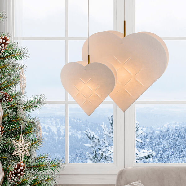 SOFT HEART Small | White | Lampe, LE KLINT