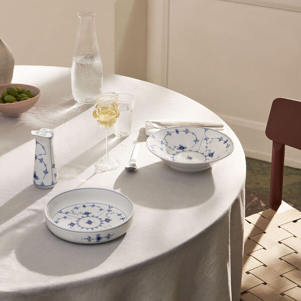 Musselmalet Riflet olie- og eddikeflaske 33 cl Musselmalet Riflet olie- og eddikeflaske 33 cl, Royal Copenhagen