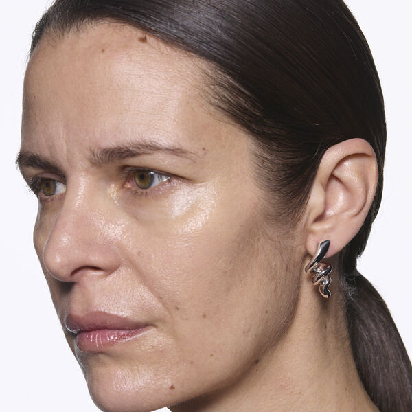 Coil Earrings Small, sølv Coil Earrings Small, sølv, Maria Black