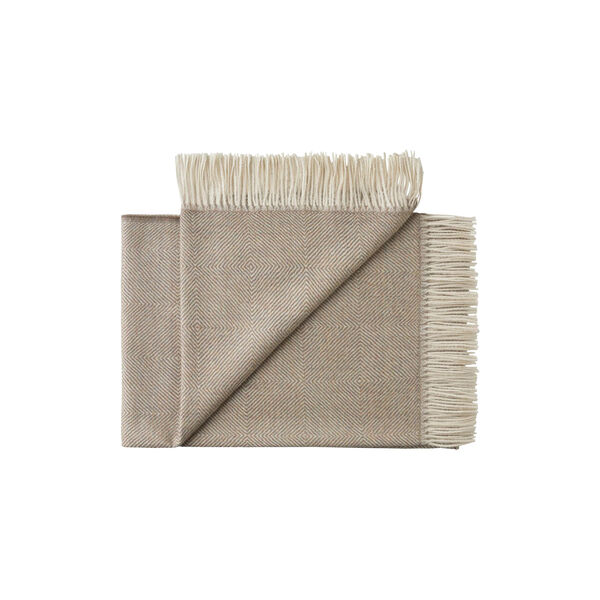La Paz plaid, 00284 walnut brown, Silkeborg Uldspinderi