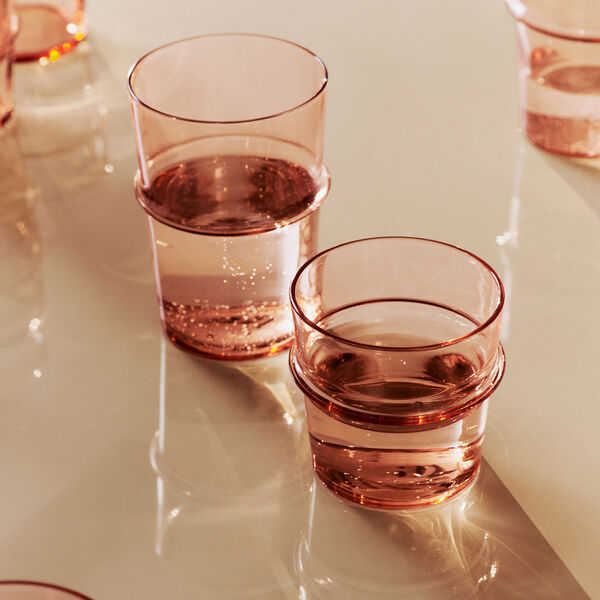 Boya Tall Glasses 2 stk., blush, Ferm Living