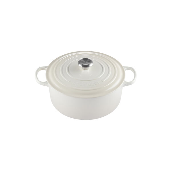 Signature rund st&oslash;bejernsgryde &Oslash; 28 cm, meringue, Le Creuset