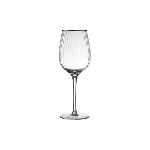 Palermo Gold rødvinsglas 4 stk. Palermo Gold rødvinsglas 4 stk., Lyngby Glas