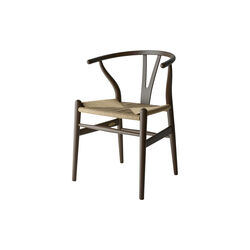 CH24 Y-stolen spisebordsstol, soft brown, Carl Hansen & S&oslash;n