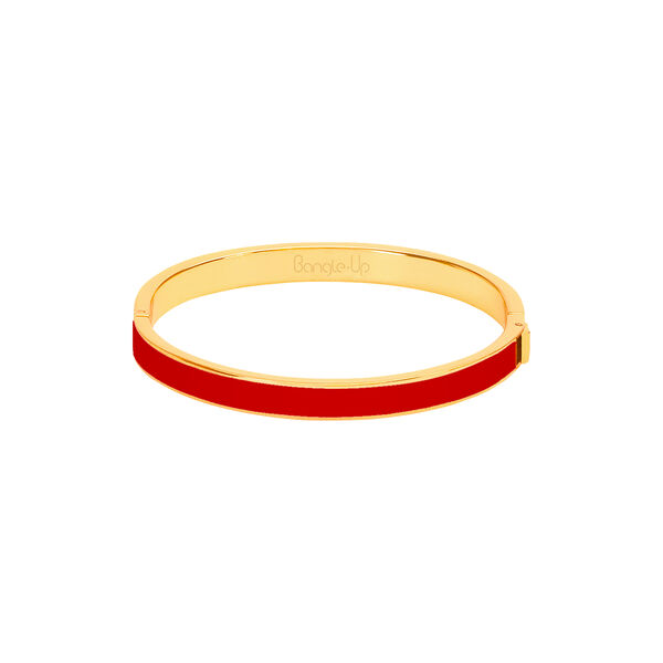 BANGLE Bracelet 7 mm T1, salsa red, bangle up