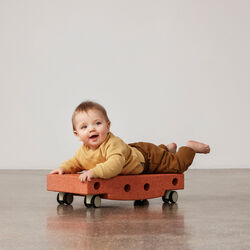 Rullebr&aelig;t, burnt orange/dusty green, MODU