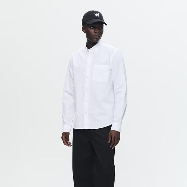 WWAdam Shirt, bright white, Wood Wood