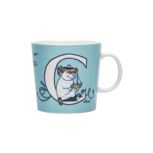 Mumi krus 40 cl Alfabet C, Moomin Arabia