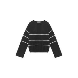 Sea Stripe Sweater, black/wheat Sea Stripe Sweater, black/wheat, CARE BY ME