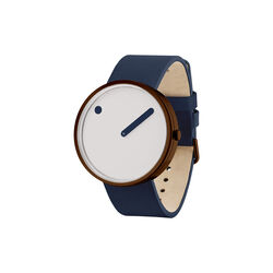 PICTO armbåndsur, cream/copper/midnight blue, PICTO