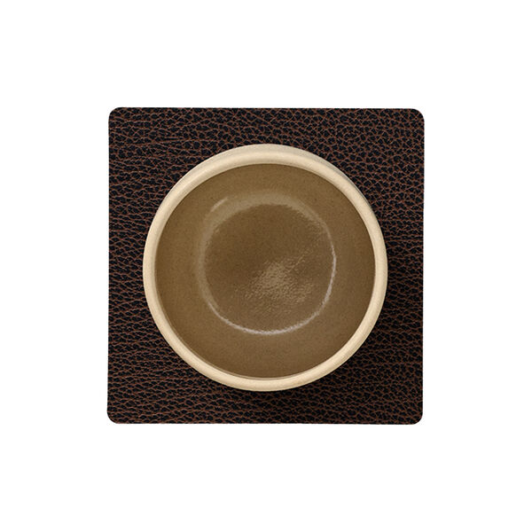 Bull glasbrik Square, brown, LIND DNA
