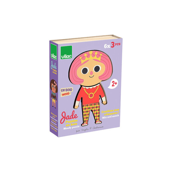 Jade puslespil 6x3 brikker, Vilac