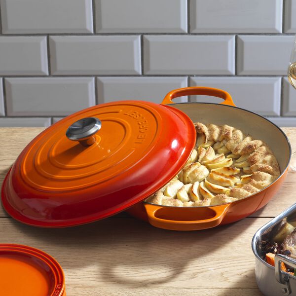 Signature st&oslash;bejern buffetgryde 30 cm, volcanic, Le Creuset