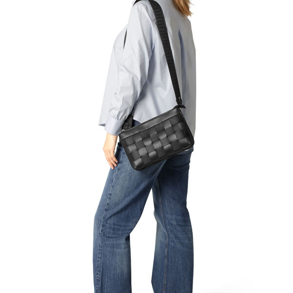 Braided Cross-Body, black, Ilse Jacobsen Hornb&aelig;k