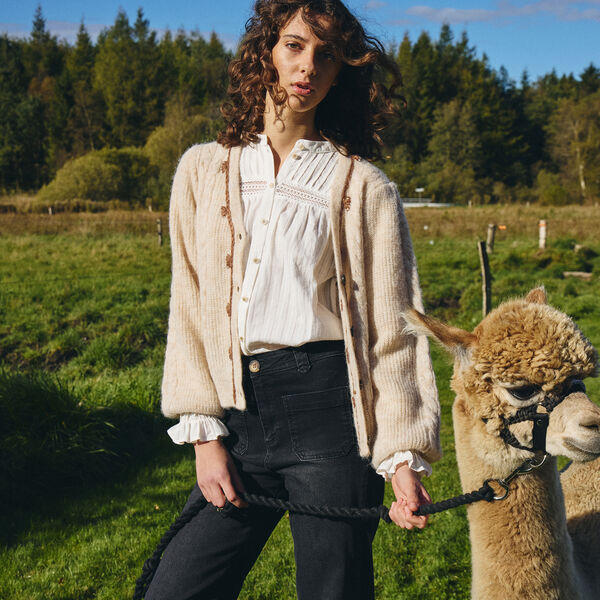 IRSAINTS Blouse, snow white, Atelier Rêve