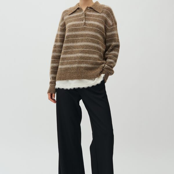 Emin M Knit, falcon stripe, mbyM