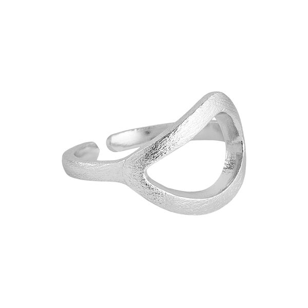 Ring, s&oslash;lvbelagt, Pure by Nat