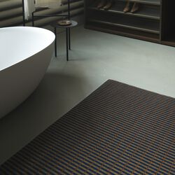 Esplanadi Rug, nutria/dark blue/brown, Woodnotes
