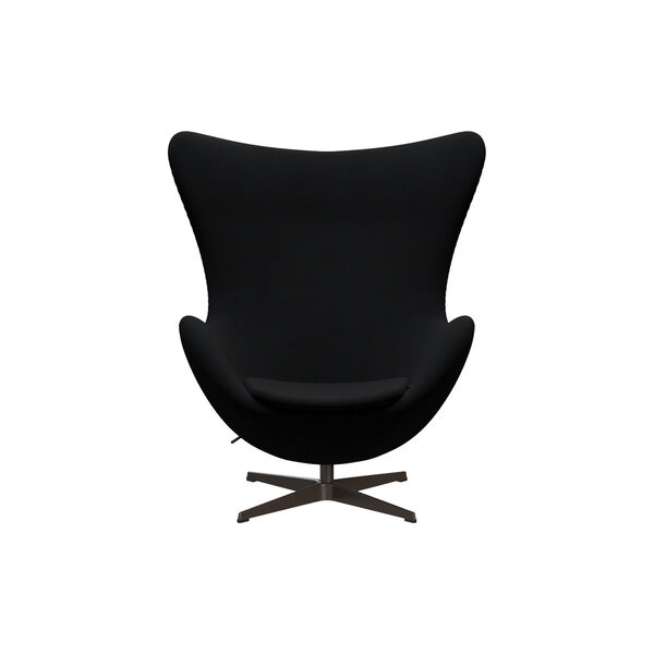&AElig;gget&trade; 3316 loungestol, Christianshavn 1175 black uni/brown bronze, Fritz Hansen