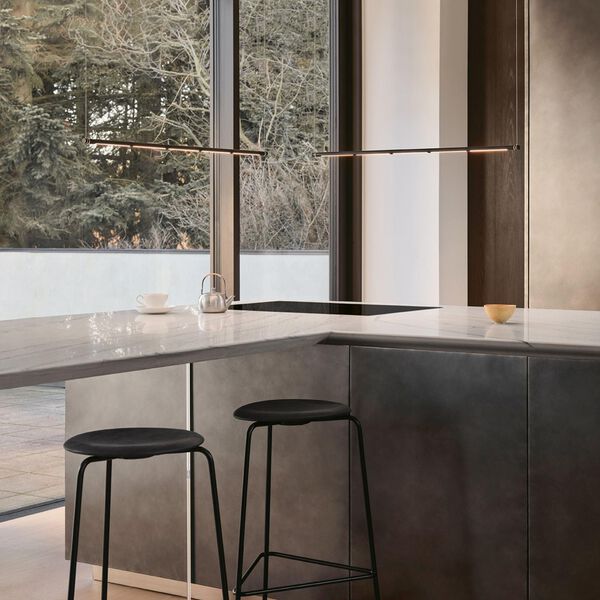 OneLine Zigbee pendel, black OneLine Zigbee pendel, black, Fritz Hansen