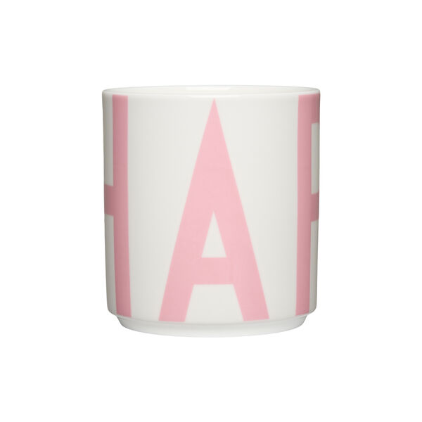 XL Vintage ABC kop, creole pink, Design Letters