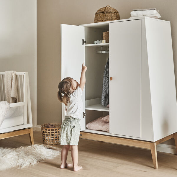 Leander Luna™ garderobeskab, white, Leander