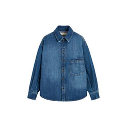 Casy Shirt Denim, worn blue, Aiayu