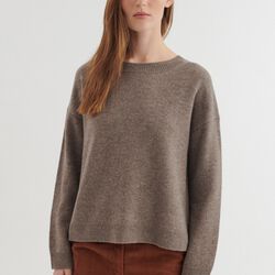 Liz O-Neck, portobella, Basic Apparel