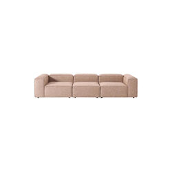Lennon modulær 4-pers. sofa, linnedblanding rustfarvet, Westwing Collection