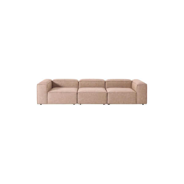 Lennon modulær 4-pers. sofa, linnedblanding rustfarvet, Westwing Collection
