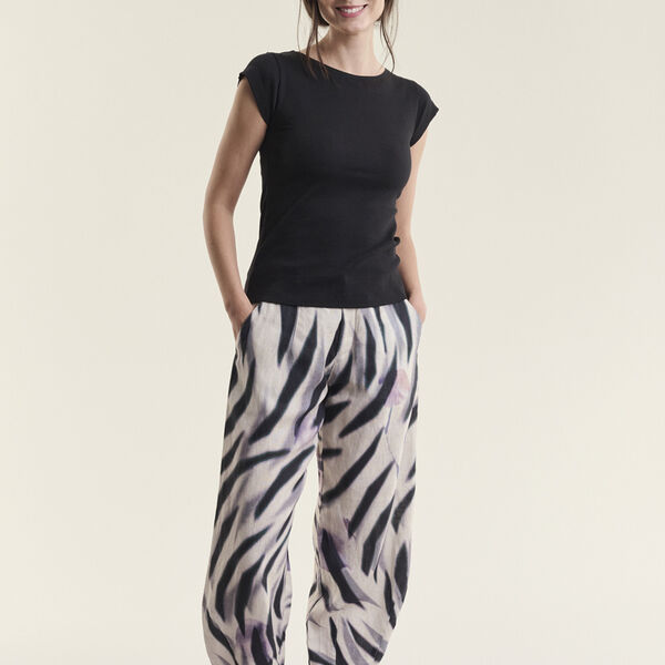 Harukaze bukser, zebra rose, BITTE KAI RAND