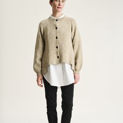 Shinabi cardigan med knapper, stone w sprinkles, BITTE KAI RAND