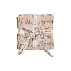 FLORA stofble 2-pak, nightingale/balsam cream/walnut, Müsli by Green Cotton
