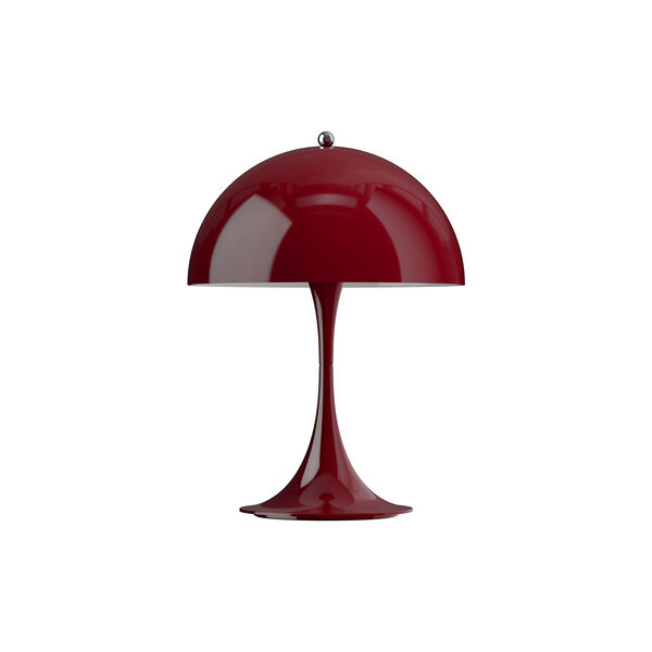Panthella 250 Portable bordlampe, opaque burgundy, Louis Poulsen