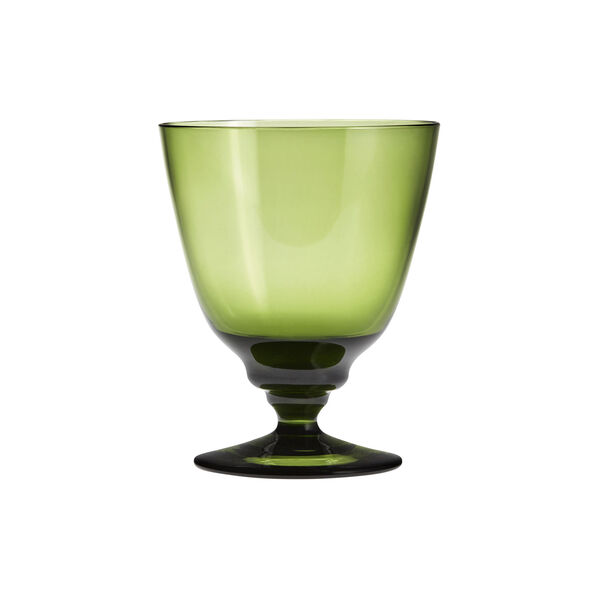 uvidenhed kritiker gradvist Køb Flow glas på fod, olivengrøn | Holmegaard