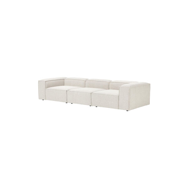 Lennon modulær 4-pers. sofa, bouclé off white, Westwing Collection