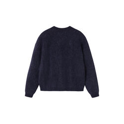 Tavon W Knitted Cardigan, darkness melange, MarMar Copenhagen