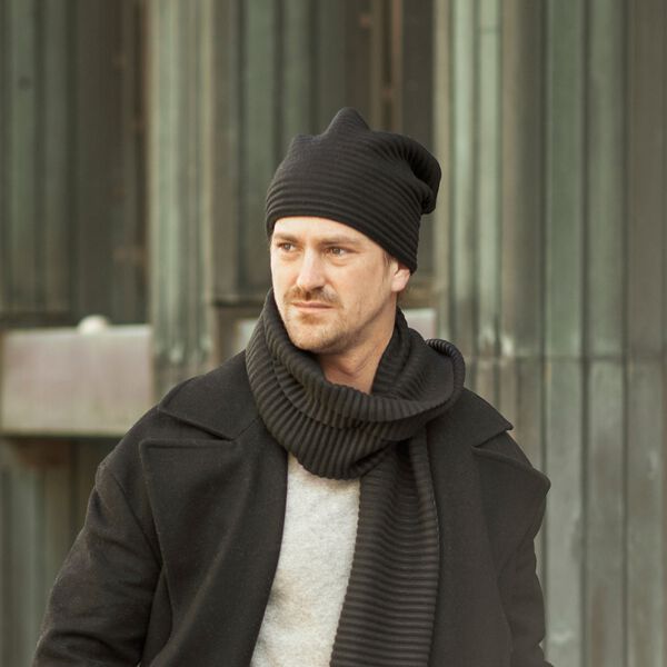 Pleece Beanie, black Pleece Beanie, black, Design House Stockholm