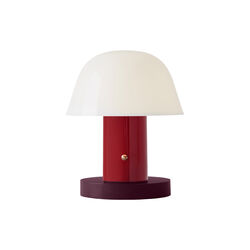 Setago JH27 Portable bordlampe, maroon/grape Setago JH27 Portable bordlampe, maroon/grape, &Tradition