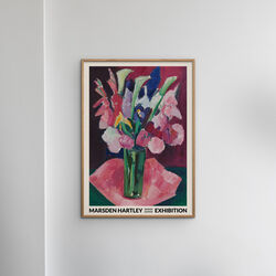 Marsden Hartley - Flower Exhibition, Poster & Frame