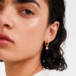 FIRE hoops, guldbelagt, Pilgrim