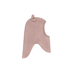 Balaclava Ears Wool Fleece, mahogany rose, HUTTEliHUT